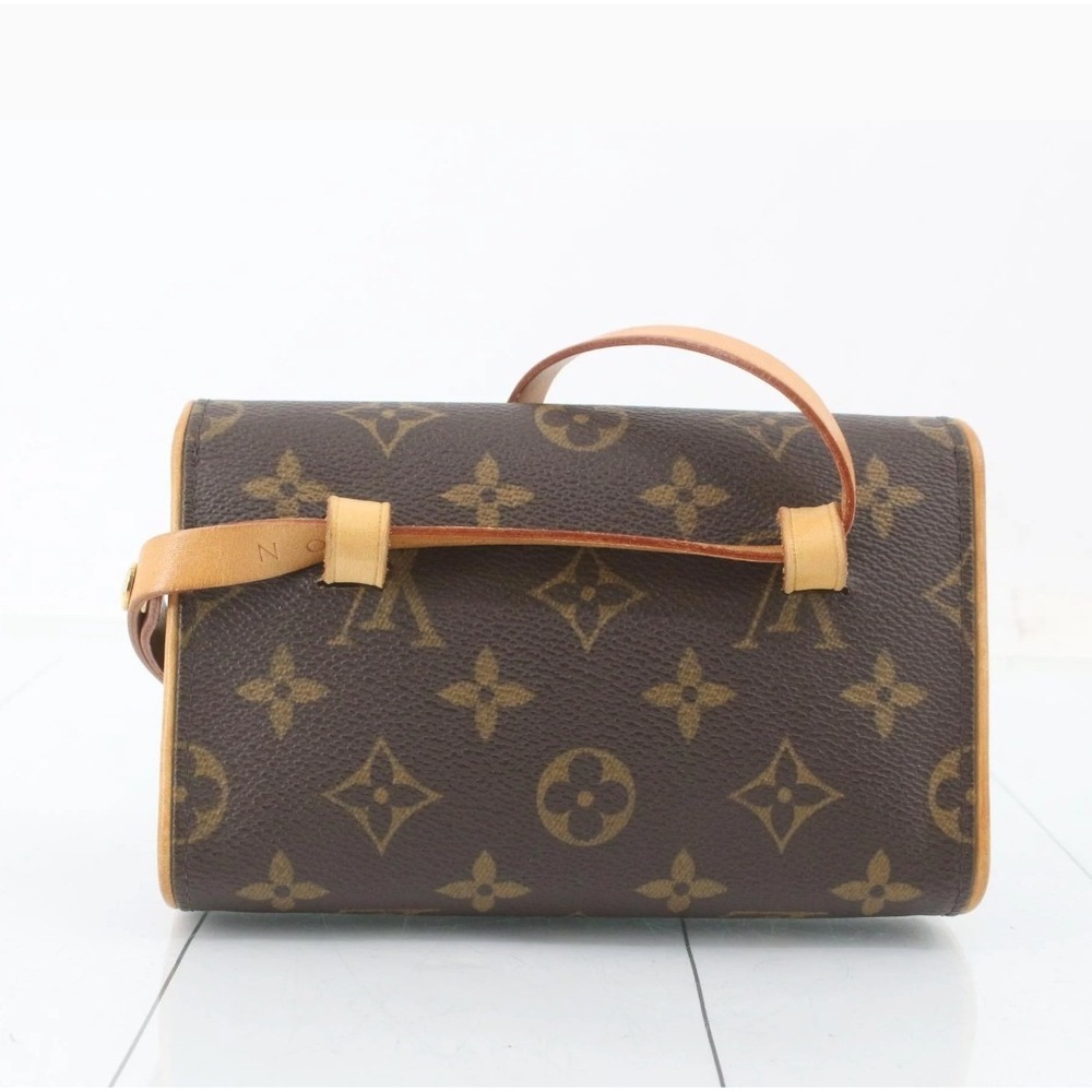 LOUIS VUITTON Pochette Florentine Waist Bag Monogram Canvas Brown - Picture 2 of 6